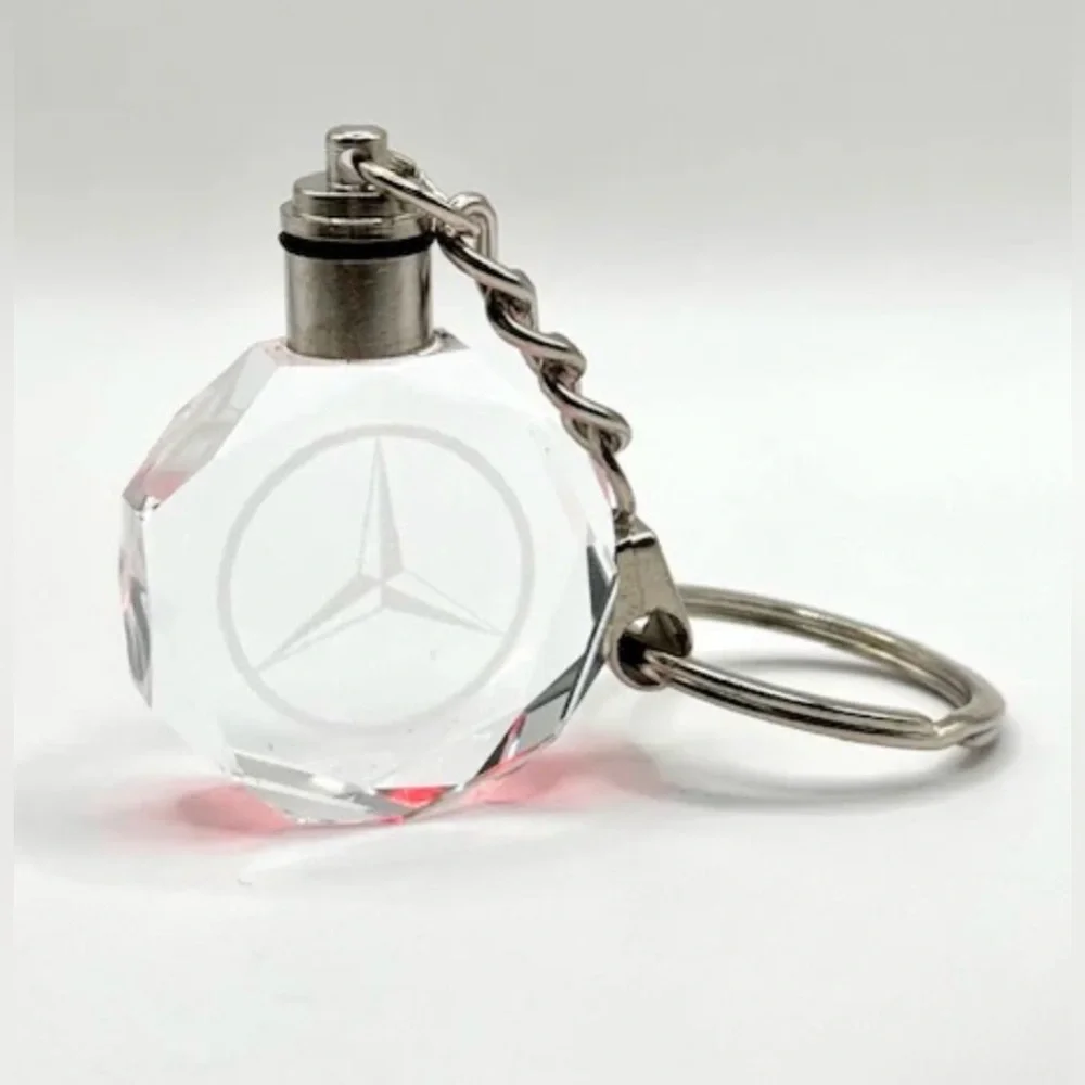 Multicolor LED Car Keychain